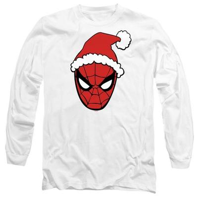 Spider-Man Unisex Adult Santa Hat T-Shirt