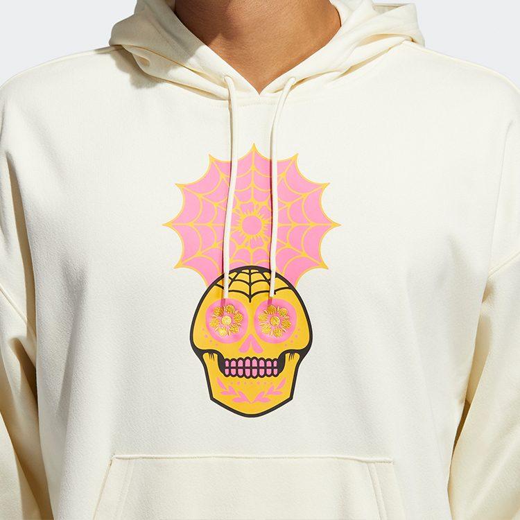 Adidas Sweatshirts Men's Ivory Hooded Moderate Regular GP6225
