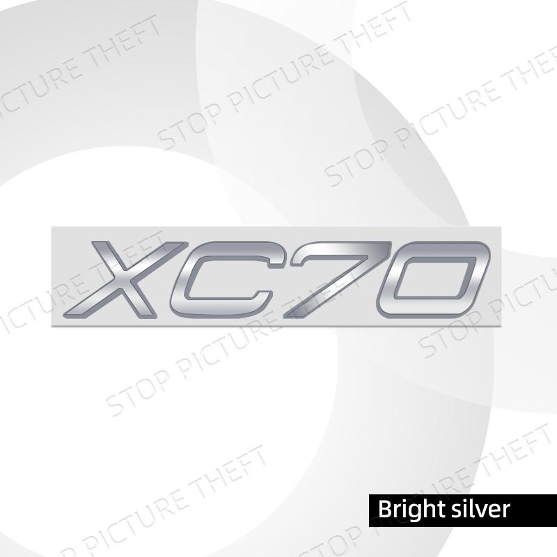 Metal Alloy For Volvo XC90 XC60 XC70 XC40 AWD Logo Car Trunk Fender Sticker Decoration Emblem Badge Accessories Glossy black