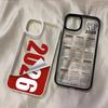 Phone Case for Samsung Galaxy A56 A55 A54 S21 S23 S24 S25 Ultra A06 A16 A15 A35 A34 5G S25 FE 2026 New Year Calendar Print Cover