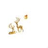 Resin Deer And Snake Figurines Collection for Living Room Countertop Shelf Table Centerpiece Office