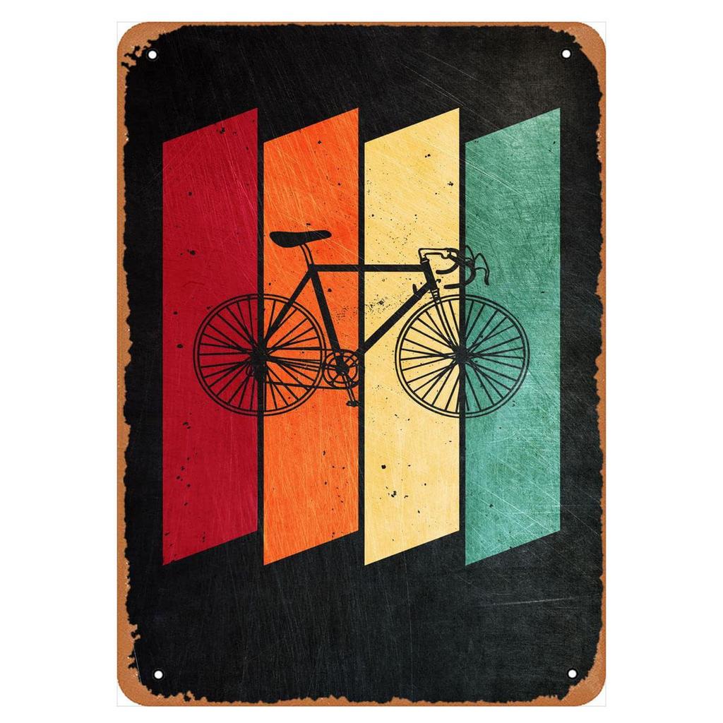 Cycling Metal Tin Signs Bike Ride Wall Decoration Plaque Vintage Art Poster Iron Painting for Man Cave Home Cafe Garden Club Bar