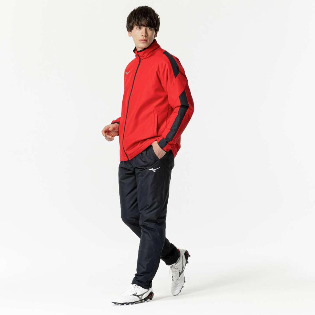 Soccer Warmer Pants, Padded, Water-Repellent, Unisex, Black, Size M (P2MFB591)