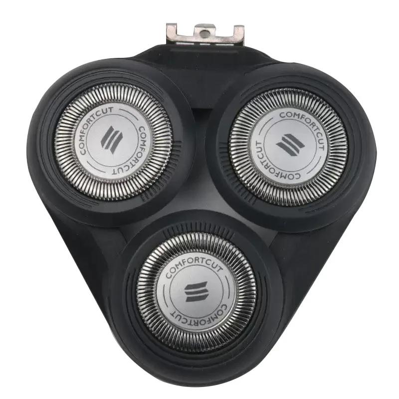 

Моющаяся Сменная Бритвенная Головка Для Philips S5000 S5370 S5571 S5420 S5140 S5078 S5077 S5050 S5082 S5380 S5400 Бритвенное Лезвие чёрный