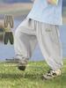 Panda Baby Boys' Mosquito Protection Pants Children's Summer Clothes Girls' Toddler Summer Casual Air Conditioning Pants Thin Pants