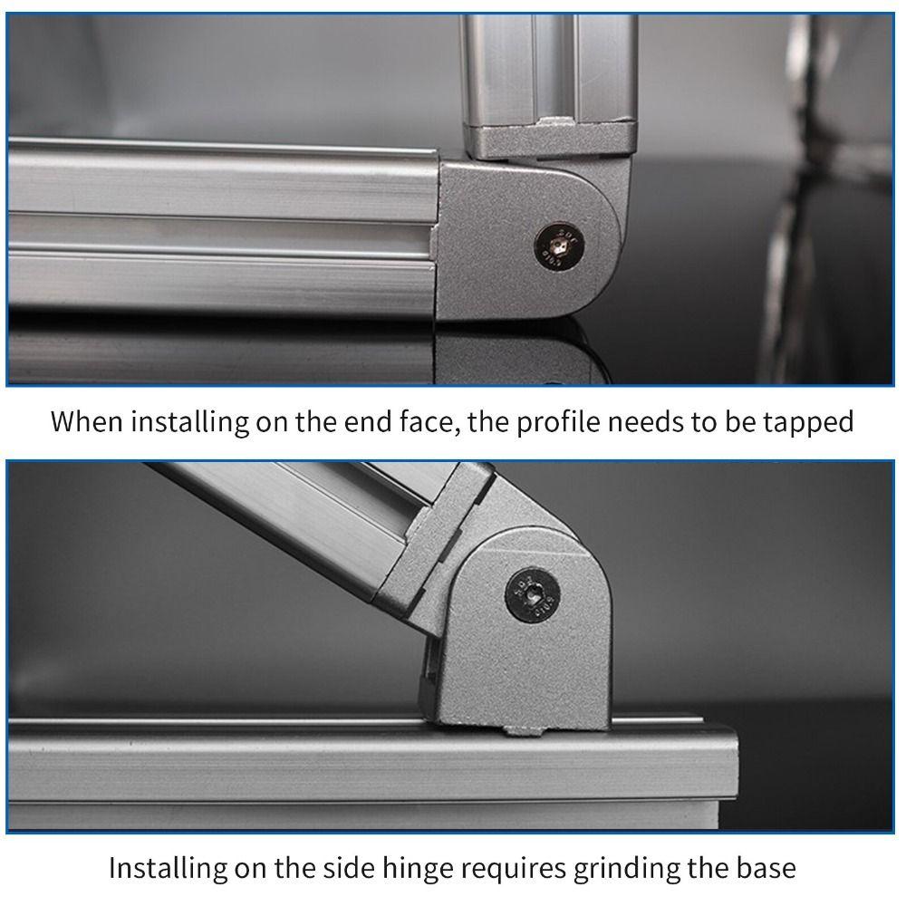 Zinc Alloy Hinge Connector Adjustable Hinge Flexible Joint Connector  Profile Connector