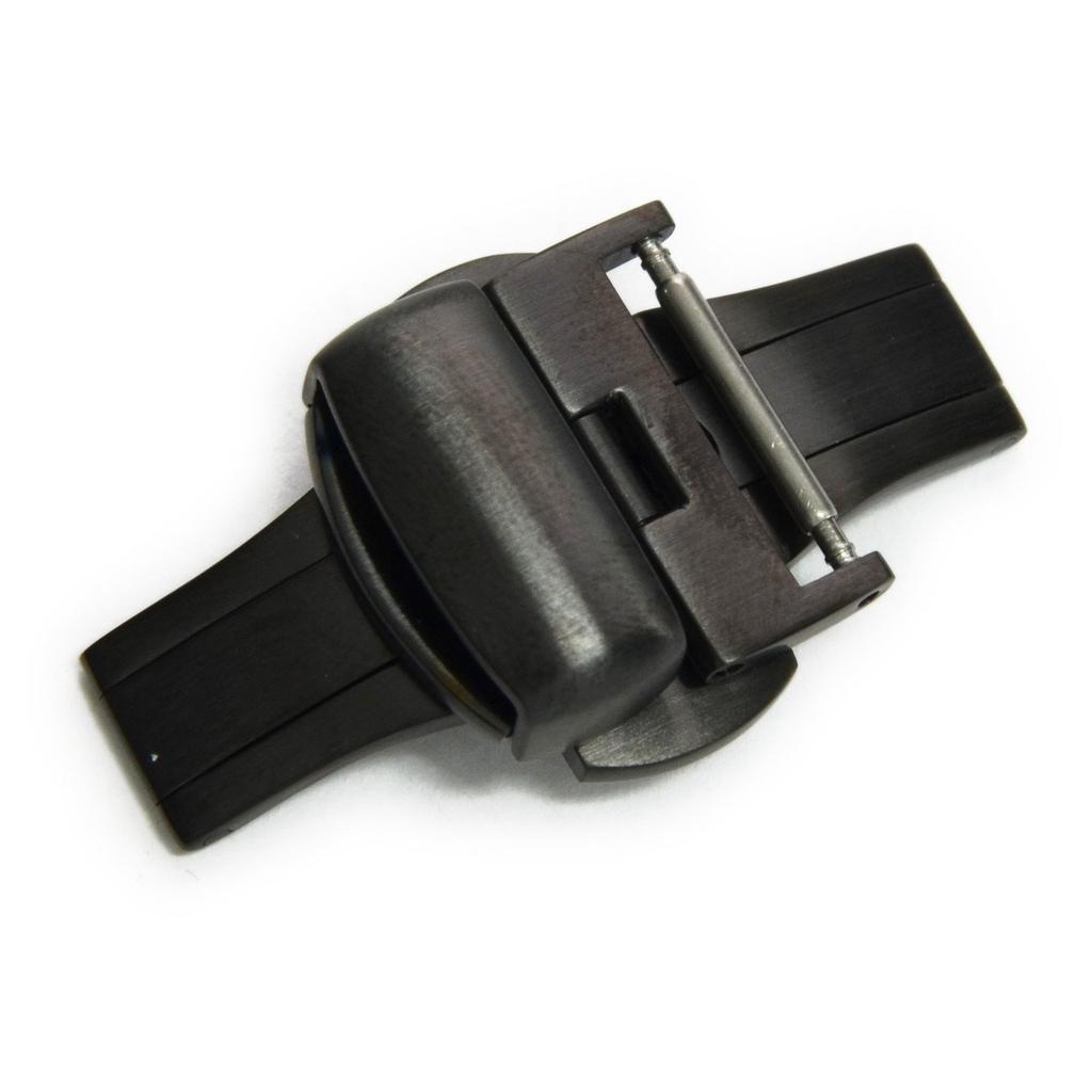 [CASSIS] Cassis Watch Strap D-Buckle PBF D-BUCKLE Satin 14mm Black with Replacement Tool CABKS014