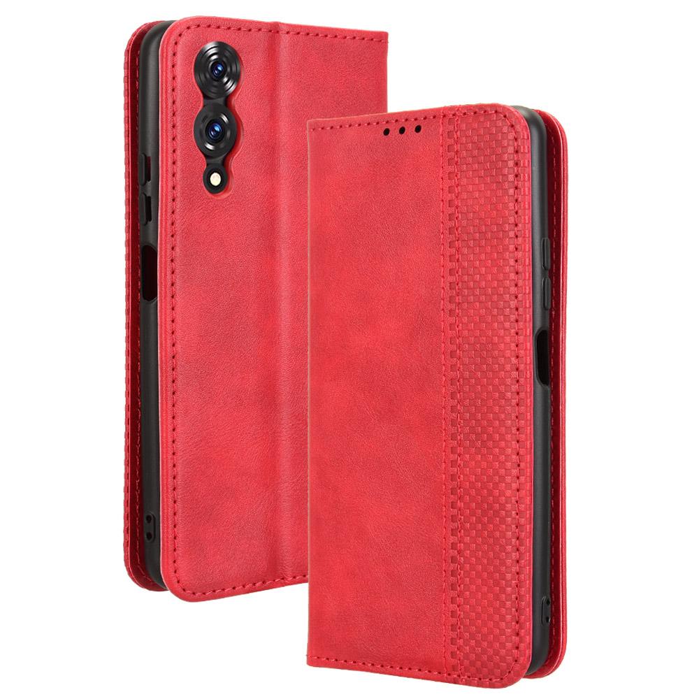 For Cubot A10 Case Wallet Stand Retro Texture Leather Phone Cover