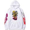 Kujo Jotaro Grafické Mikiny Unisex Podzim Zima Fleecové Streetwearové Topy
