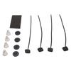 Automotive Fan Mounting Kit Universal Electric Radiator Fan Mount Kit Transmission Cooler Installation Set with Zip