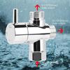 2/3/5PCS 3 Way Shower Head Diverter Sprinkler Head Switch T-Adapter Converter Diversion Valve Tap Bathroom Shower Accessory Home