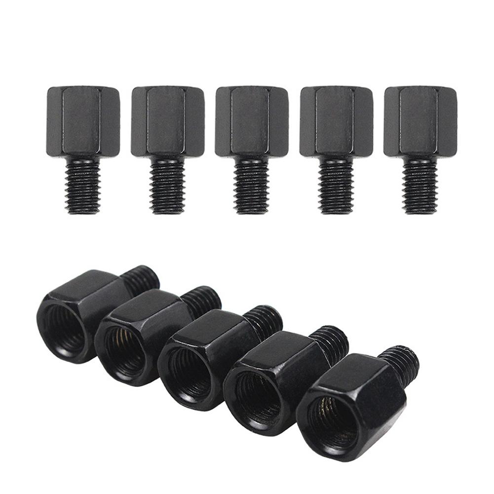 Motorcycle Mirror Adapter M10 M8 10MM 8MM Rearview Mirrors Adapters Conversion Bolt Screws Clockwise Anti-clock Right Left Thread