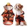 Pet Dog Cat Clothes Cute Pumpkin Two Legs Hooded Sweatshirt Breathable Elasticity Medium Small Cats Dogs Pet Supplies Halloween