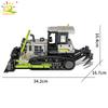 1285 stücke RC Bulldozer Lkw Hohe-Tech Gebäude Block Fernbedienung Mit Motor Stadt Bau Ziegel Kinder Spielzeug