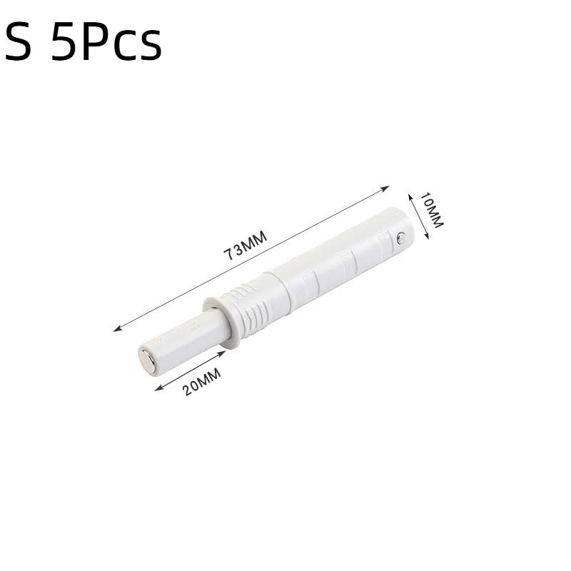 5Pcs Hidden Soft Quiet Close Closer Concealed Cabinet Rebounder Kitchen Cupboard Dampers Buffers Drawer Furniture Door Stopper