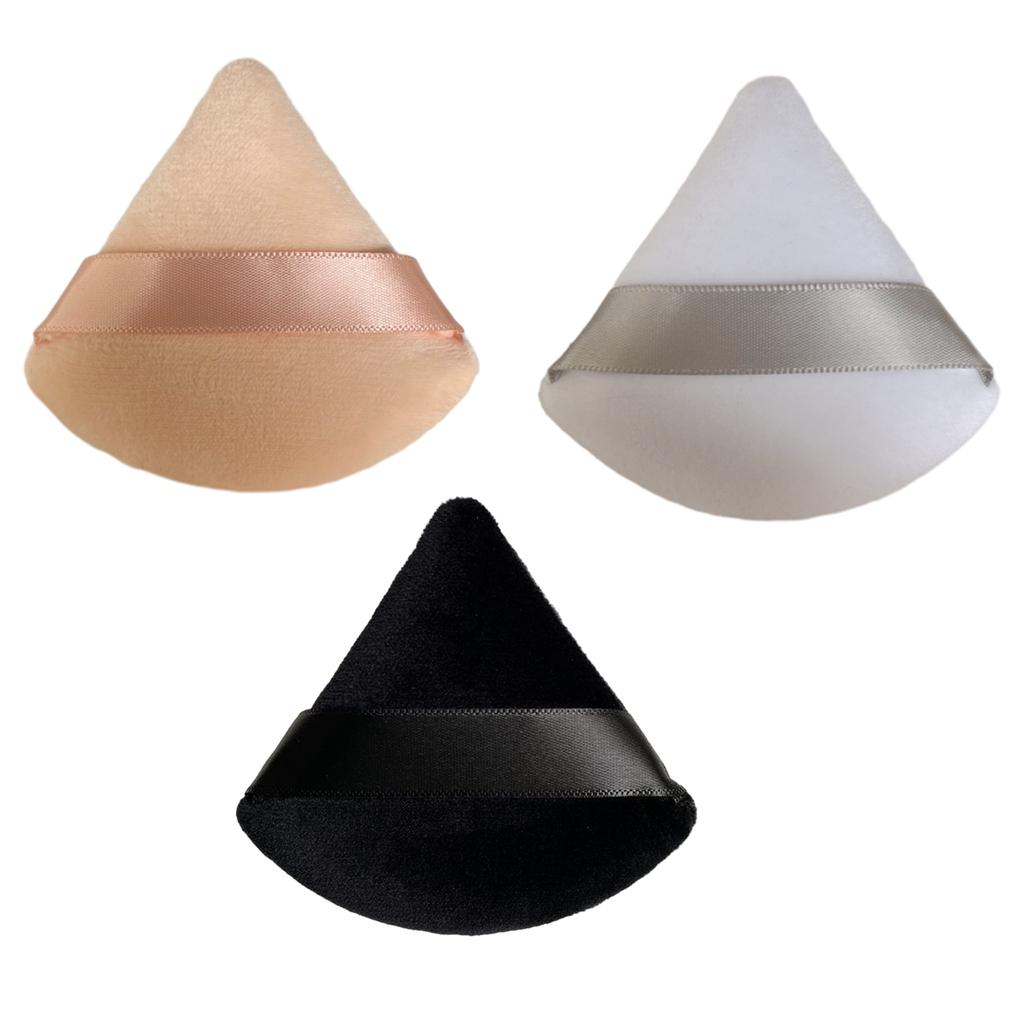 Powder Puff Face Soft Triangle Makeup Puff for Loose Powder Body Powder Wedge Shape Cosmetic Sponge Beauty Makeup Tools