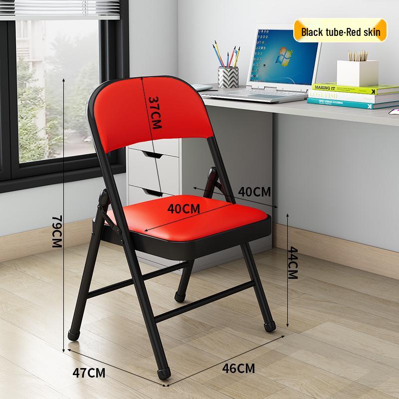 Modern Minimalist Folding Armchair with Backrest - Comfortable, Portable Chair for Dorms & Bedrooms