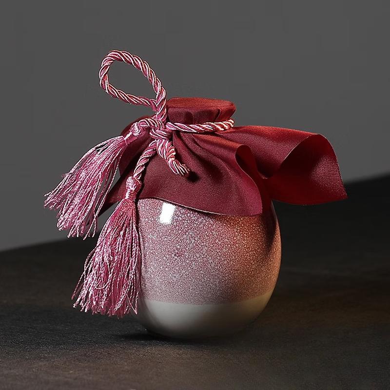 Rustic Ceramic Wine & Fruit Bottle