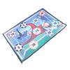 Soccer   Game Mat Set Indoor Outdoor Foot  Toss Target Game Toss Soccer Goal Game with Soccer   for Boys