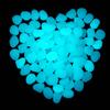 100pcs New White Luminous Stones Pebble Gardening Aquarium Landscaping Pebble