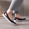 TUINANLE Damesandaler Tå lukket plattform Jelly Shoes Sommer Slip on Casual Dame Beach Sandal