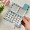 24 Grid Travel Painting Tray Mini Empty Paint Palette Plastic Pigment Box  Artist