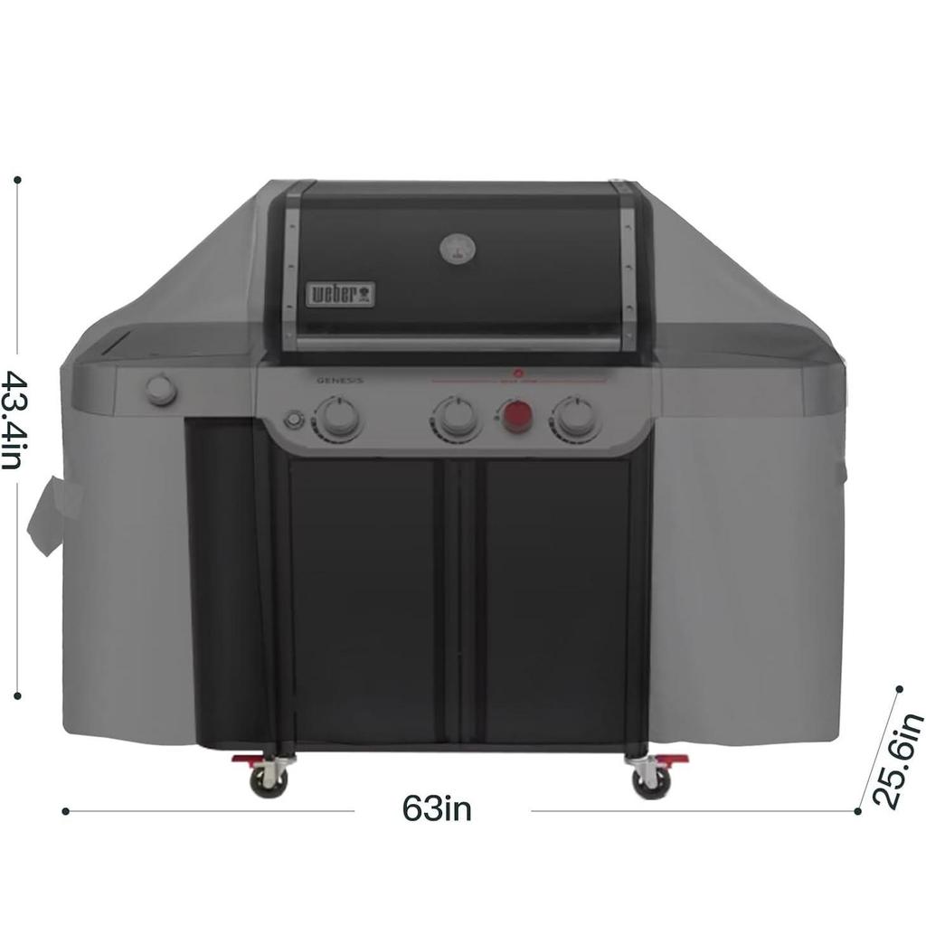 Cross-Border Outdoor BBQ Cover, Dust/Rain/Sunproof Oxford Cloth for Barbecue Stoves