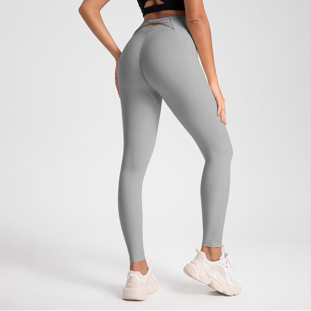 2024 New Women's High-Waist Nude Yoga Pants - Brushed, Tight, Butt-Lifting, Fitness Long Pants