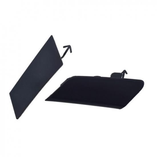 2Pcs Front Bumper Tow Hook Cover Cap Black For Toyota Corolla LE XLE  -