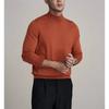 Trend Fashion Autumn Winter new Thin Sweaters Men Solid Mock Neck Smart Casual All-match Long Sleeve Slim Pullovers Knitted Tops