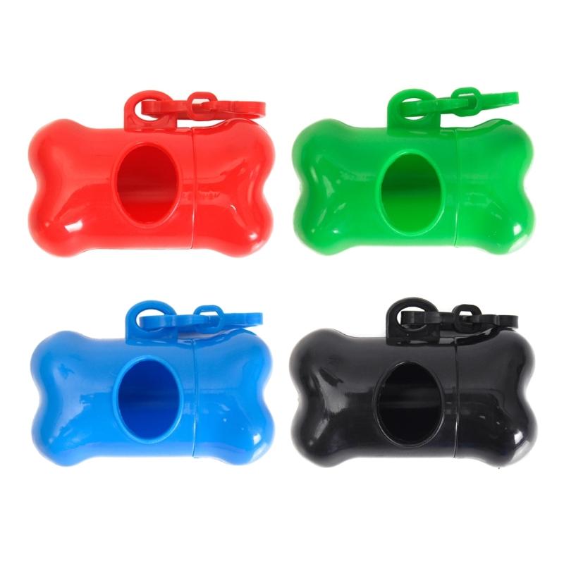 Portable Dog Poop Bag Holder Pick Up Pet Poop Bag Dispenser Waste and Household Cleaning Outdoor Walking Pet Accessories