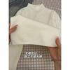Japanese Simple Small Stand-up Collar Knitted Bottoming Shirt for Women in Autumn and Winter Soft and Waxy