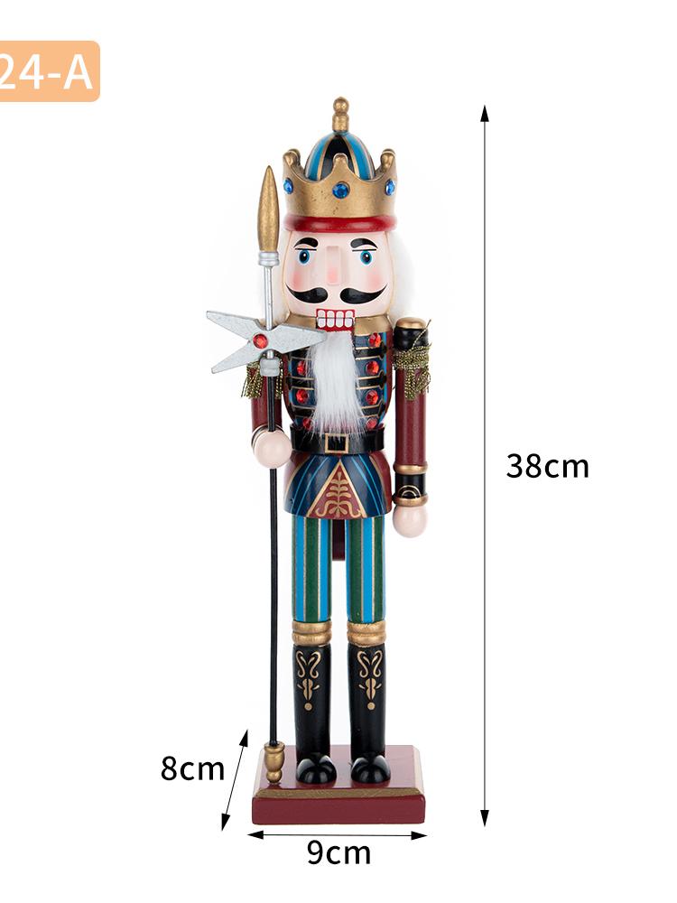 Vintage Palace Soldier Wooden Nutcracker Ornament