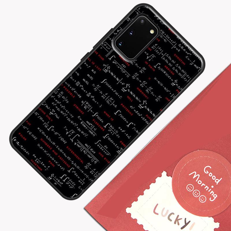 E=mc2 Mathematical Physical Formula Phone Case For Samsung Galaxy S23 Ultra S20 S21 S22 S24 S25 Plus S9 S10 S24 FE Cover Shell