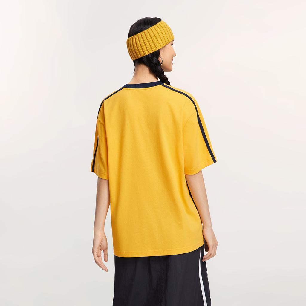 Li Ning Sports Life Collection T Shirt Unisex Spectral Yellow AHSV299-8
