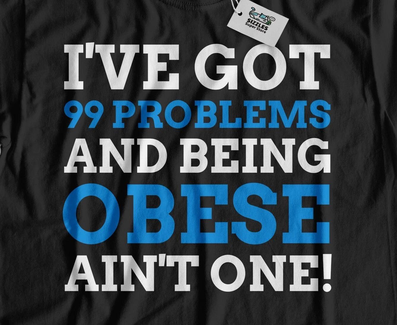 Unisex Funny Obesity T-Shirt Nutritionist, Dieting Goals And Weight Loss Gifts L