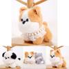 Plush Dog Keychain With Pearl Chain For Girls Gift And Bag Decoration