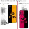 Crown Letters Case for Motorola Moto G52 G51 G73 G50 G71 Edge 20 Pro 30 Lite G53 G30 G60s G22 Edge40 G32 Phone Cover