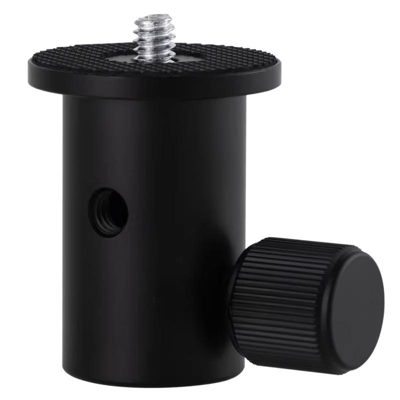 TEXIAN 1/4" Camera Light Stand Adapter with Dual 16mm Sockets