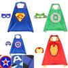 Superhero Cloak Adult Children Cape With Mask For Ultimate Halloween Costume Experience
