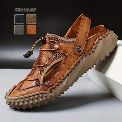 Sandales antidérapantes pour hommes, chaussures de plage confortables et résistantes à l'usure, été