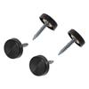 20Pcs Matte Black Screw Covers Caps Stainless Steel Mirror Decorative Screws Caps  Mirror Decorative
