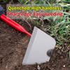 Carbon Steel Garden Hoe, Agricultural Weeding and Soil Loosening Tool, Durable Metal Hoe for Gardening
