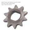 10 Teeth Sprocket, 25H 10T Motor Sprocket H Hole 1020 Motor Sprocket H Hole Stable Performance High Hardness Steel Pinion Gear