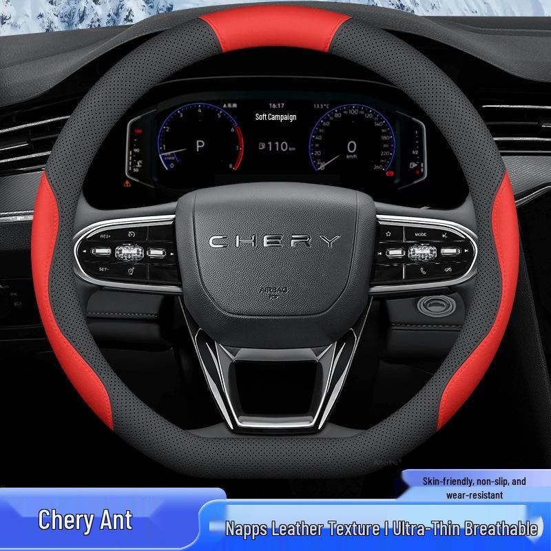 2024 Chery eQ1 All-Season Non-Slip Leather Steering Wheel Cover