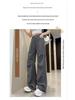 2025 Women's Quick-Dry High Waist Casual Pants – Loose, Elastic, Ice Silk Wide-Leg Overalls for Spring