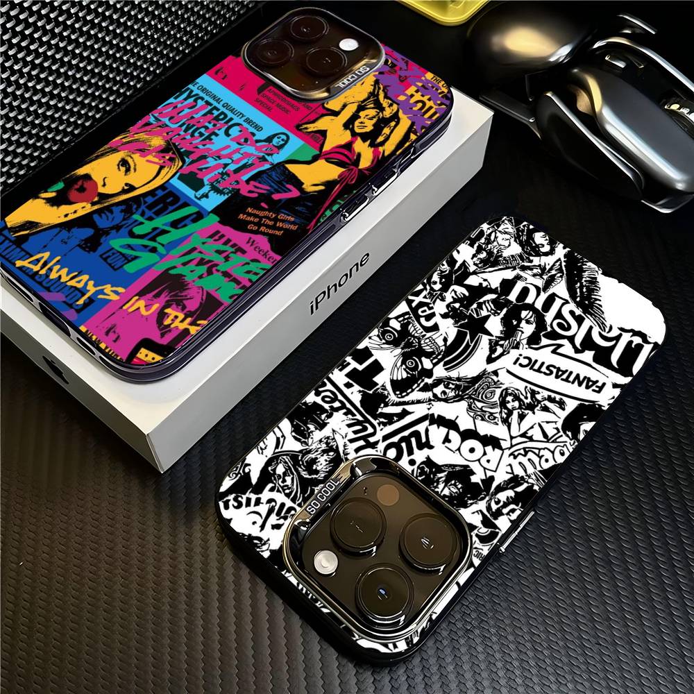 H-Hysteric G-Glamour Girl For IPhone 17 16 15 14 13 12 11 Pro Max Plus Matte Color Back Phone Cover