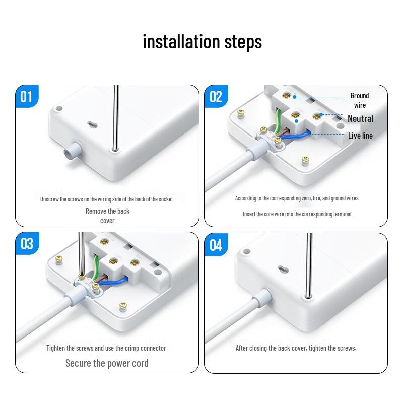 Ugreen CD356 6-Outlet Power Strip with Master Switch