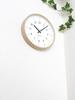KATOMOKU plywood clock 18 Natural Wall Clock with Continuous Second km-110NA Hand, 304mm (Radio-controlled)