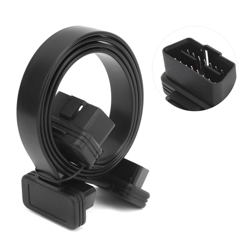 OBD Extension Cord Diagnostic Tool Cable High Flexibility 1 in 2 for Connecting with OBD2 Diagnostic Tool for E Car Connection